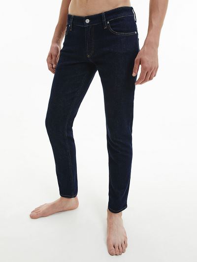 Calvin Klein Ruhák HU348190 | Calvin Klein Slim Férfi Farmernadrág Kék